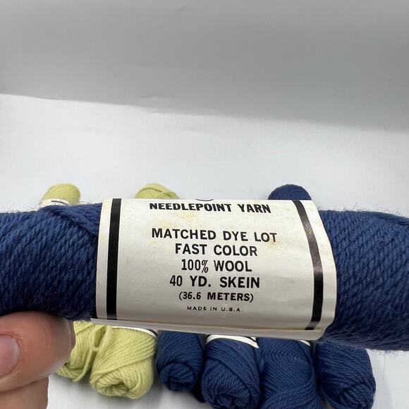 Vintage Tapestry Pure Wool Needlecraft Creation Elsa Williams Yarn 12 Skeins - Picture 7 of 11